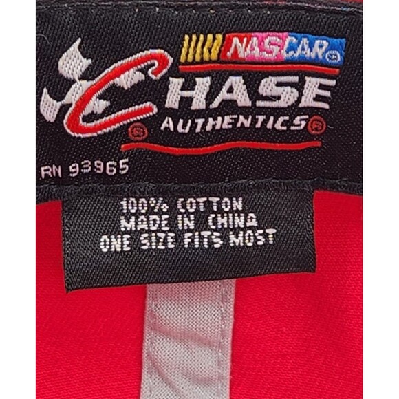 NASCAR Racing #14 Baseball Cap Tony Stewart Red Hat Strap Back Chase Authentics - Picture 8 of 9